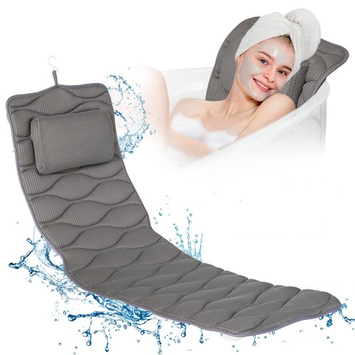 Gray full body bath - body, mat
