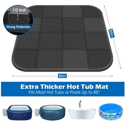 Hot tub flooring - tub, protector