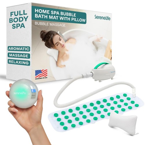 Serenelife bubble bath mat - bubble,