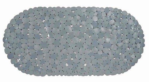 Slate shower bath mat with - slate,